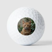 Für den besten Cat Vater je benutzerdefiniertes Fo Golfball (Vorderseite)