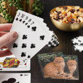 Für den besten Cat Vater je benutzerdefiniertes Fo Spielkarten (In Situ)