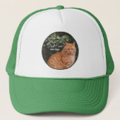 Für den besten Cat Vater je benutzerdefiniertes Fo Truckerkappe (Vorderseite)