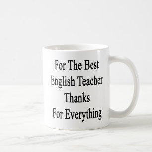 Für den besten Englischlehrer-Dank für alles Kaffeetasse