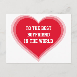 Für den besten Freund der Welt - Valentinerkarten Feiertagspostkarte