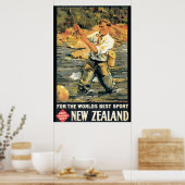 Für den besten Sport der Welt - Neuseeland Poster (Küche)