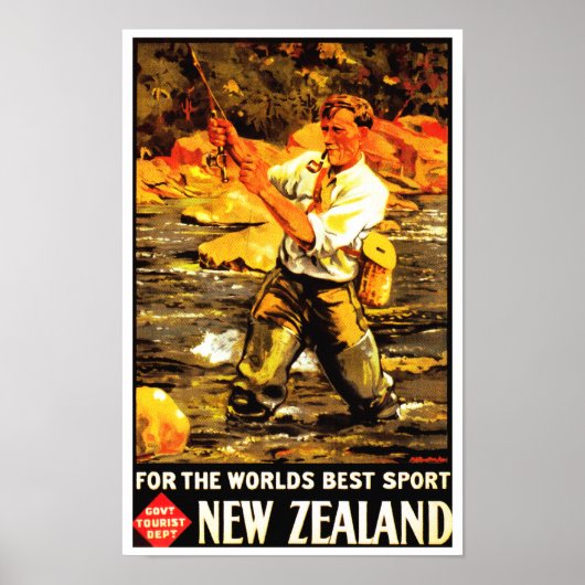 Für den besten Sport der Welt ~ Neuseeland Poster (Vorne)