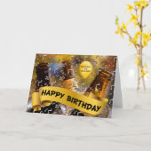 für den Brudereimer von Bierbeeren - benutzerdefin Karte (Gelbe Blume)