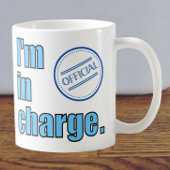 Für den Chef. In der Nachricht steht, ich bin vera Kaffeetasse