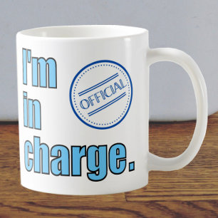 Für den Chef. In der Nachricht steht, ich bin vera Kaffeetasse