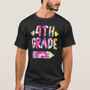 Für den ersten Schultag 4. Klasse Willkommen auf 4 T-Shirt