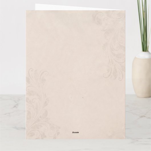 "Für den Fall, dass ich es nicht genug sage" Valen Karte (Rückseite)