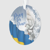 Für den Frieden in der Ukraine Ornament (Vorderseite)