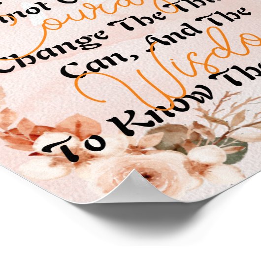 Für den Frieden in Ihrem Raum genießen Sie das ruh Poster (Ecke)