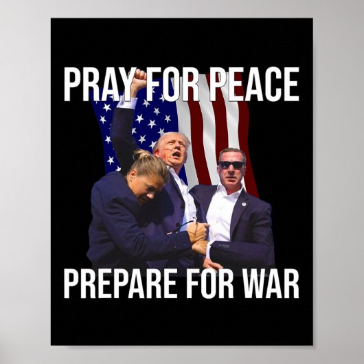 Für den Frieden Poster (Vorne)