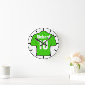 Für den Fußballfan. Fußballclub Runde Wanduhr (Zuhause)