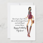 Für den Geburtstag der Mama Einladung (Vorderseite)