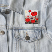 "Für den gefallenen" quadratischen Knopf/die Button (Beispiel)