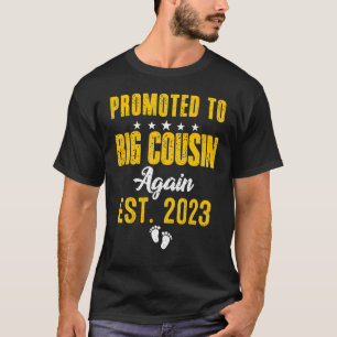 Für den großen Cousin beworben wieder bis zum groß T-Shirt
