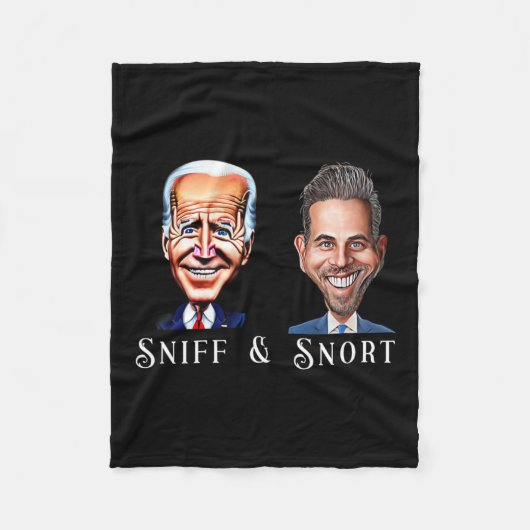 Für den großen Typ Joe Biden West Wing Laptop Trum Fleecedecke (Vorderseite)