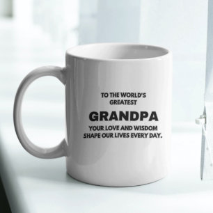 Für den größten Opa der Welt Zweifarbige Tasse