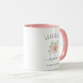 Für den Hochschulabsolventen | Hübsche Rosen Tasse (VorderseiteRechts)