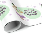 Für den Host mit den meisten Geschenkpapier (Rolleneckpunkt)