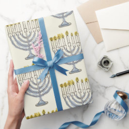 Für den jüdischen Urlaub Happy Hanukkah Festive Me Geschenkpapier