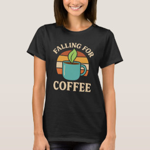 ☕ für den Kaffee   Herbstkaffee Lover Retro T-Shirt