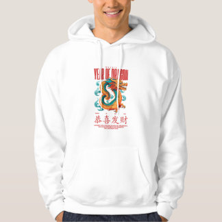 Für den Kampf geborener Drache Hoodie