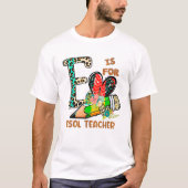 Für den Lehrer Leopard T-Shirt (Vorderseite)