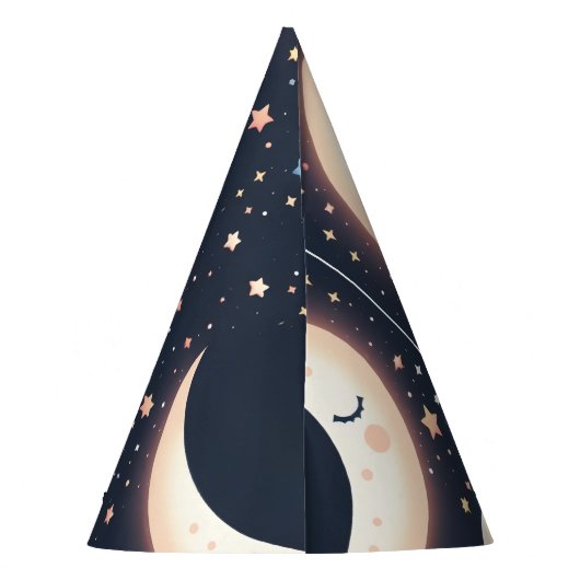 Für den Niedlichen Nachthimmel zwei zum zweiten Ge Partyhütchen (Rückseite)