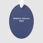 Für den Ophthalmologen Weihnachtsbaum-Individuelle Ornament (Rückseite)