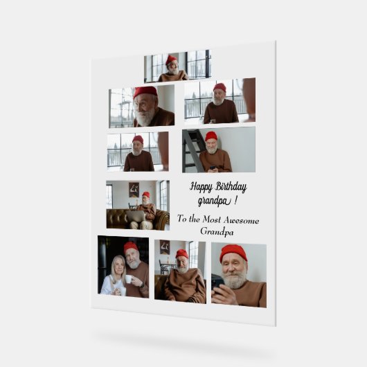 Für den Phantastischsten Großvater Acrylschild (Winkel)