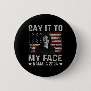 Für den Präsidenten 2024: Kamala Harris 1 Button