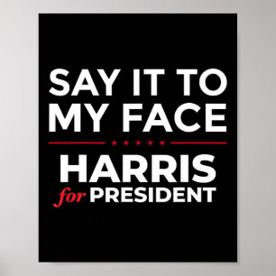 Für den Präsidenten 2024, Kamala Harris 3 Poster