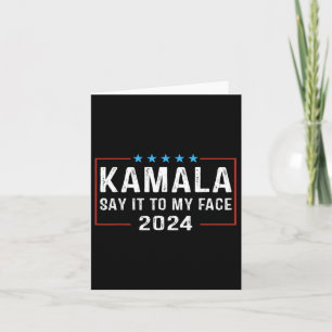 Für den Präsidenten 2024, Kamala Harris 5 Karte