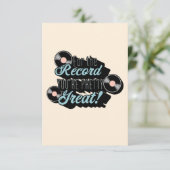 Für den Rekord, sind Sie hübsch großartig! Karte (Stehend Vorderseite)