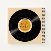 Für den Rekord Vinyl Groovy Browns Gästebuch Notizblock (Rückseite)