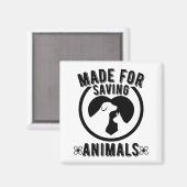 Für den Rett von Tieren Tierarzt Magnet (Vorderseite/Rückseite)