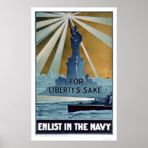 Für den Sake of Liberty: Verbünde in der Marine (U Poster