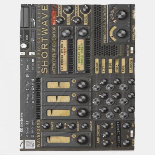 FÜR den SCHINKEN-BETREIBER, DER ALLES bedecken Fleecedecke (Vorderseite)