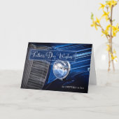 für den Schwager des Vatertagsautos Karte (Gelbe Blume)