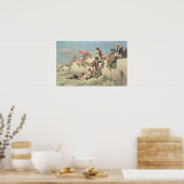 Für den Segen außerhalb von Rom gewartet Poster (Küche)