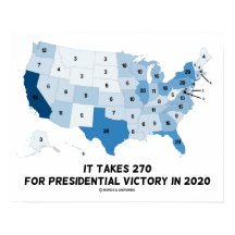 Für den Sieg des Präsidenten im Jahr 2020 sind 270