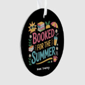 Für den Sommer Funny Book Reader Beach gebucht Ornament (Vorderseite)