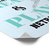 Für den Spieler Motivierend Netball-Angebot Poster (Ecke)