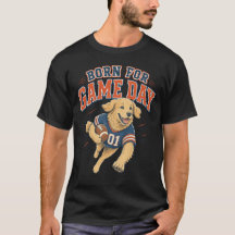 Für den Spieltag geboren Golden Retriever Football