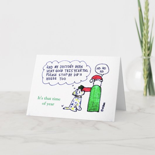 Für den Tierarzt ALLE IN IHREM HUNDE Urlaub Karte (Vorderseite)