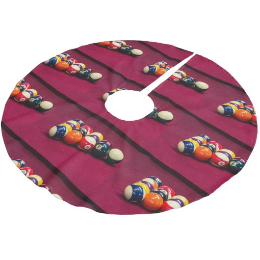 Für den Typ, der fast alles hat Polyester Weihnachtsbaumdecke (Schrägansicht)