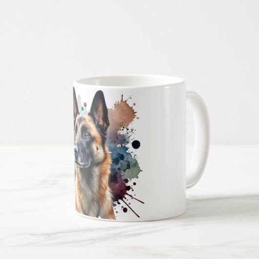 🐾 Für den ultimativen belgischen Malinois Fan! 🐾 Kaffeetasse (VorderseiteRechts)