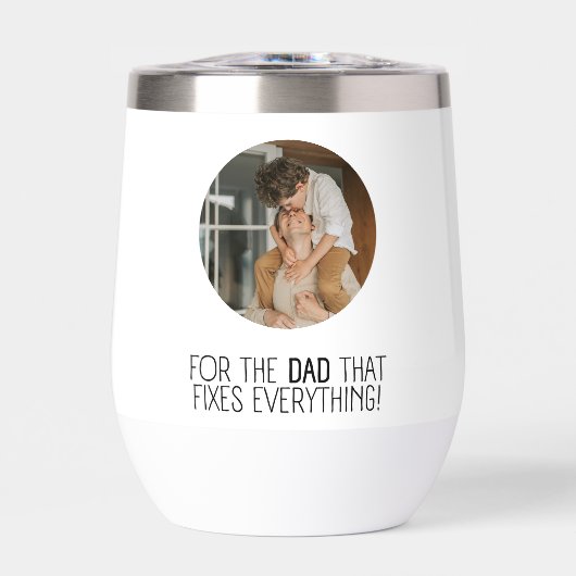 "Für den Vater, der alles repariert" (Vorderseite)