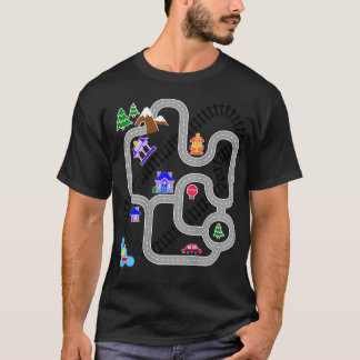 Für den Vatertag Auto Zug Spielmatte T-Shirt