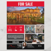 Für den Verkauf Flyer - Red Modern (Vorne)